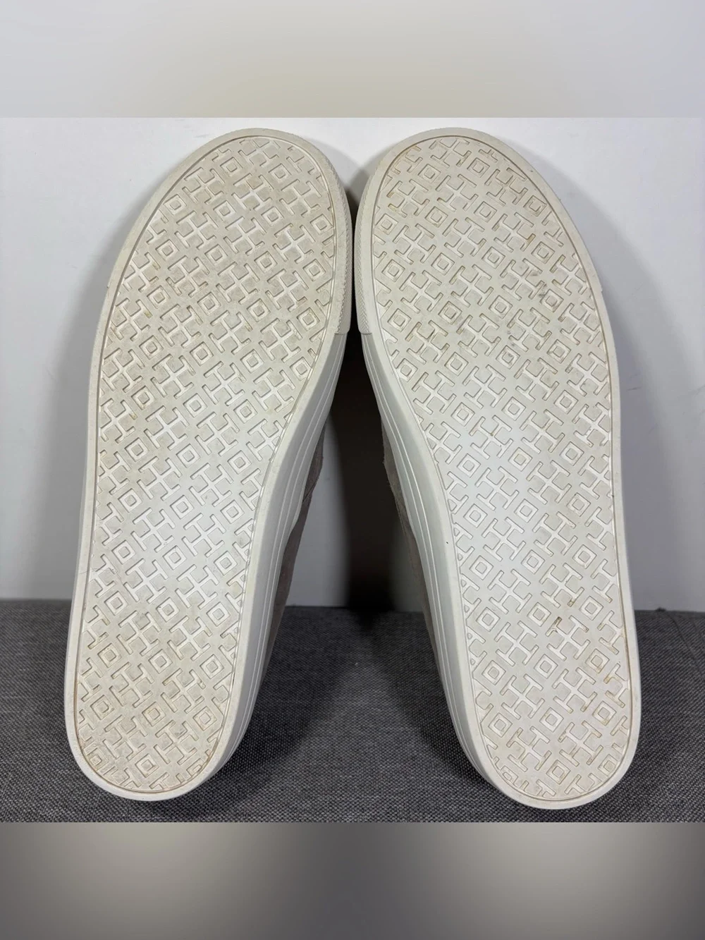 Tory Burch Suede Slip-On Flats in Taupe- woman’s 7.5
